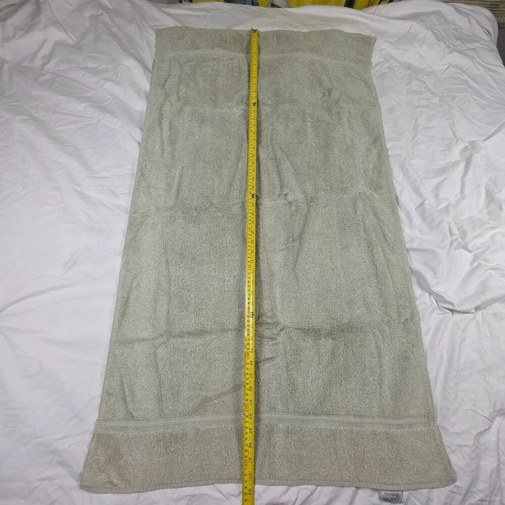 Vintage Charisma By Fieldcrest Bath Towel 100% Cotton Green Absorbent